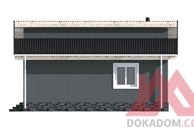 Проект каркасного дома "Альта-2" 8*9, 45 кв.м.