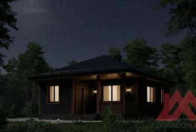 Проект каркасной бани "Тиана", 8*9м, 55 м.кв