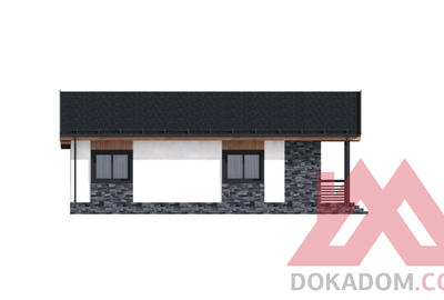 Проект каркасного дома "Вега" 12*14, 105 м.кв.