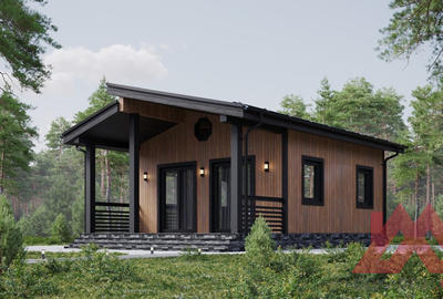 Проект каркасного дома "Соул-2", 6*8 м, 41 м.кв