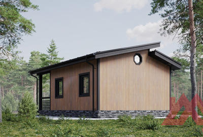 Проект каркасного дома "Соул-2", 6*8 м, 41 м.кв