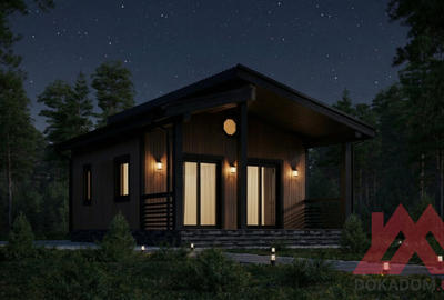 Проект каркасного дома "Соул-2", 6*8 м, 41 м.кв