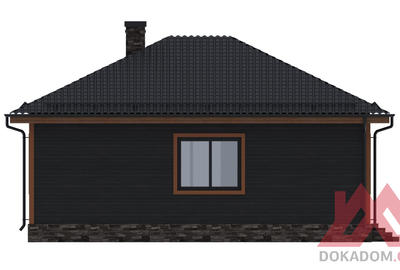 Проект каркасной бани "Тиана", 8*9м, 55 м.кв