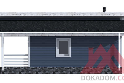 Проект каркасного дома "Альта-3", 8*9 м, 46 м.кв