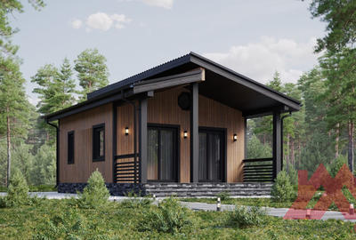 Проект каркасного дома "Соул-2", 6*8 м, 41 м.кв