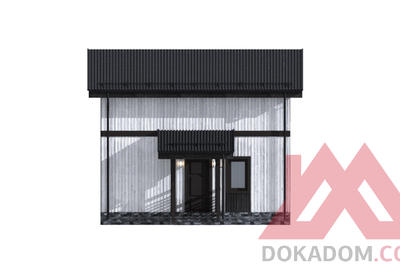 Проект каркасного дома "Апри" 6*7, 65 м.кв.